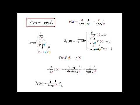 How to determine the electrostatic field vector from the expression of the potential
