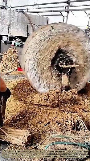 Grinding Straw: How Stone Mill Technology Prepares Animal Feed