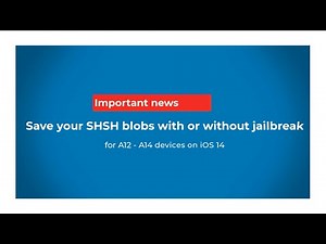 How to EASILY save your SHSH blobs with or without JAILBREAK! A12 - A14 DEVICES | iOS 14 - 14.5.1