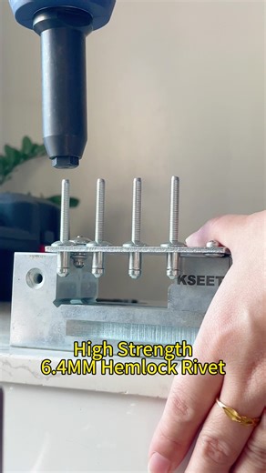 High-Strength 6.4mm Hemlock Rivets for Various Applications