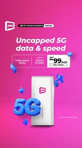 34K views · 1.5K reactions | Experience uncapped 5G data & speed and a boosted 4G data quota of 500GB. Still RM99/mth + FREE 5G Router. Try now risk-free with 7-day return policy. | Yes | Facebook