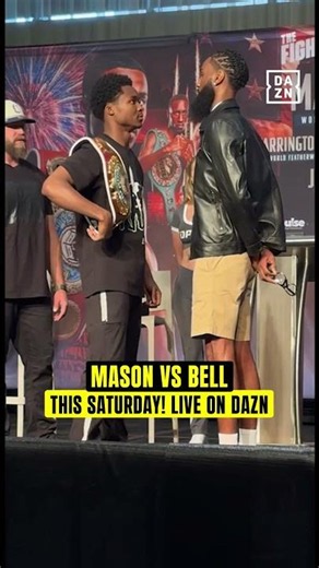Abdullah Mason & Albert Bell FACE-OFF! 💫Tune in this Saturday live on DAZN!