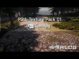 Unity Terrain : High Quality Paths with Path Texture Pack 01