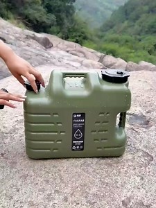 Orgonite Portable Camping Water Tank with Faucet - BPA Free Emergency Water Storage for Outdoor Camping Hiking