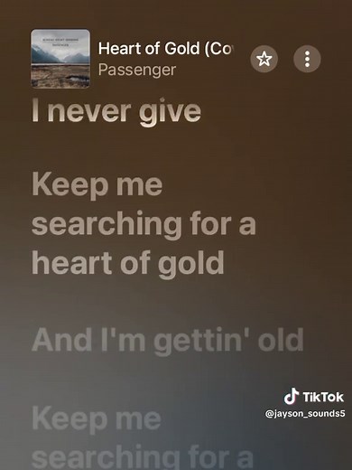 Heart of Gold Lyrics - Full Song Karaoke