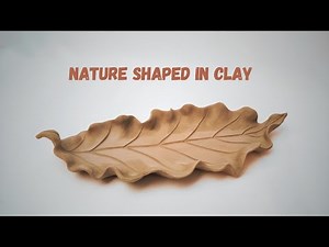 Making a love leaf Pottery | From Clay to Display