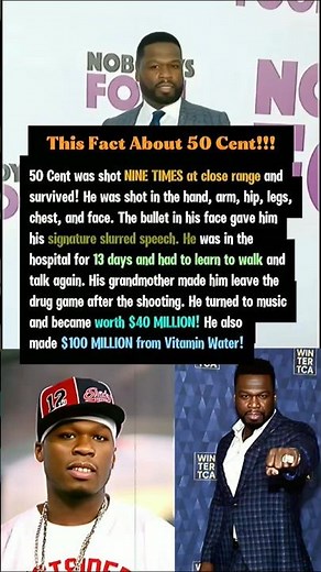 50 Cent Was Shot 9 TIMES & Survived!