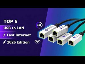 Top 5 Best USB to Ethernet Adapters in 2026 – Fast & Reliable Picks