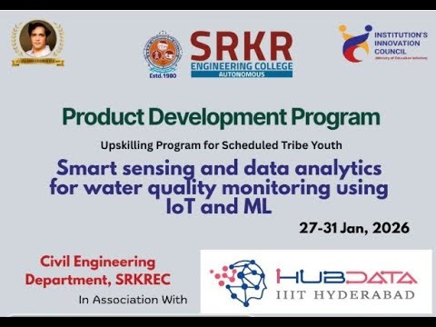 SMART SENSING AND DATA ANALYTICS FOR WATER QUALITY MONITORING USING IOT AND ML
