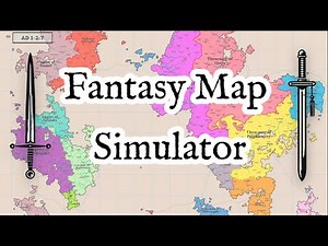 Fantasy Map Simulator - 200 Year Timelapse