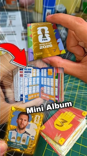 Panini 2026 World Cup Mini Album Soccer #papercraft #fnaf #short #funny #fyp #roblox #shorts #xd ...