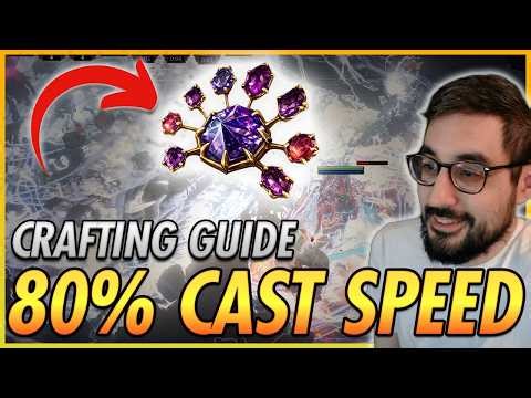 80% Attack or Cast Speed Cluster Craft | PoE 3.28