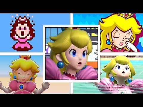 EVOLUTION OF PRINCESS PEACH DEATHS & GAME OVER SCREENS (1988-2019) NES, SNES, GBA, Switch & More!