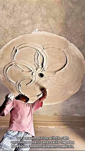 Luxury Ceiling: Manual Printing Technique of Plaster Ornament of Paris (POP) 🏠