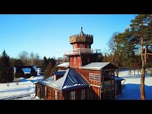 Winter February at a Country Estate ❄️✨ | Peaceful Snowy Landscape in 4K#mountains #nature #winter