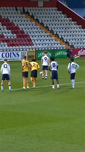 JAMES WILSON SCORES FROM THE PENALTY SPOT: Spurs U21s v Wolves U21s