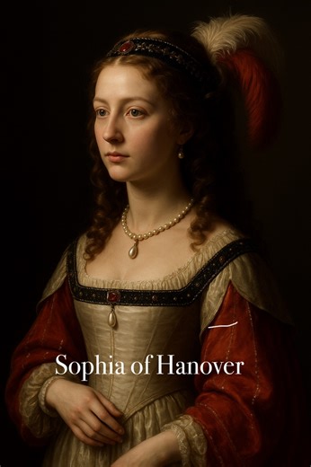 Sophia of Hanover became the heiress presumptive to the British throne in 1701, at the age of 71, when the Act of Settlement named her and her Protestant heirs as the successors to Queen Anne. Born in 1630 and granddaughter of King James I, her designation secured a firmly Protestant succession for England and Ireland. Her successor: Because Sophia died in June 1714, just weeks before Queen Anne, her son, Elector Georg Ludwig of Hanover, became the next heir. Upon Anne’s death in August 1714, he