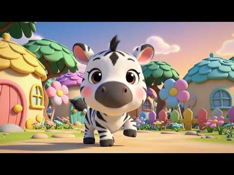 Baby Zebra Says Neigh Neigh Nee | African Safari & Animal Sounds Song