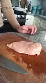 How to Cut Boneless Chicken into Thin Cutlets