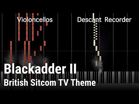 Theme from Blackadder II - Full score visualization