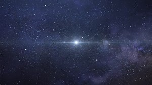 Galaxy moving in the universe Premium Stock Video Footage