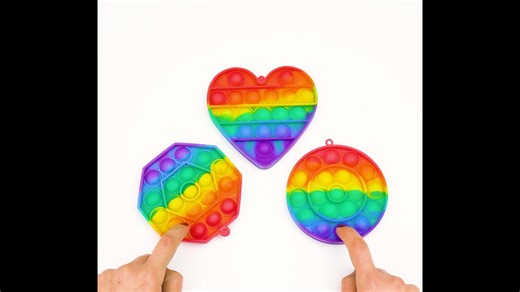 Relaxing rainbow Pop It