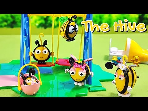 The Hive Buzzbee Playsets with Family, Barnabee and Swings - video for kids
