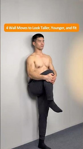4 Simple Wall Exercises to Improve Posture, Flatten Belly, Fix Neck & Shoulders, Look Younger