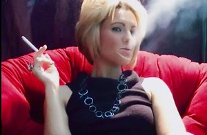 The Smoking Fetish on Instagram: "Jenny smoking a Marlboro Light 100 and talking to you after a stressful day at work"