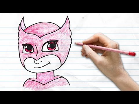 Learn to Draw Owlette from PJ Masks | Drawing for Kids | Pocket Preschool