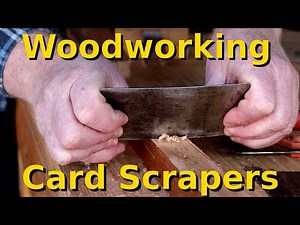 Woodworking card scrapers