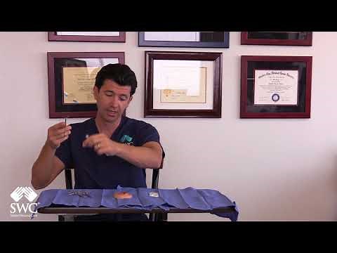 Suture Tutorial - How to hold a needle driver for suturing.