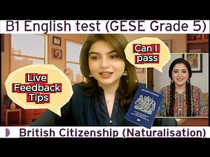 B1 English Test (GESE Grade 5) | SELT British Citizenship| Trinity College London ILR UK