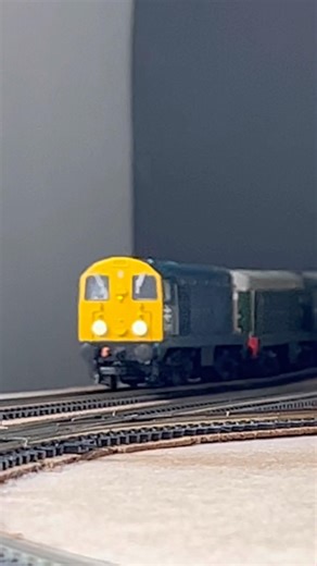 Visiting class 20 and 37 crossover at Benchester station with speed