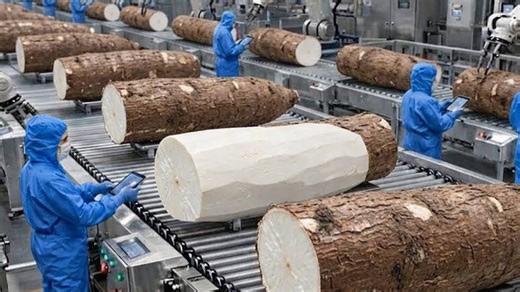 Inside the Factory: United States Giant Cassava Flour Process (Full...