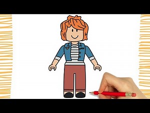 How To Draw a BACON GIRL I ROBLOX I Easy