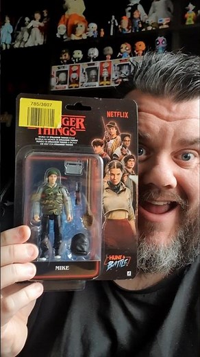 Stranger Things Mike Wheeler Jazwares Hunt & Battle Action Figure Unboxing Review