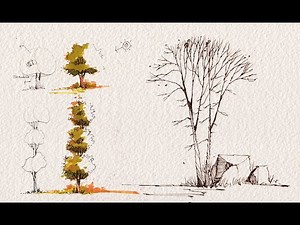 drawing trees for architectural sketches