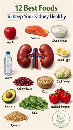 12 Best Foods to Repair Your Kidneys Naturally (2026 Guide) #healthtips #healthyfood