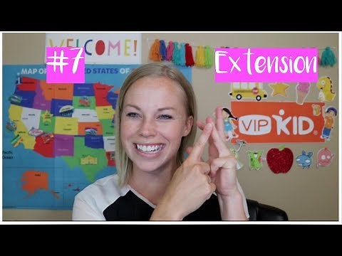 ESL Teaching Strategy #7: Extension