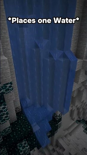 I Only Placed One Water Bucket 😭🙏💀 #minecraft #minecraftmemes