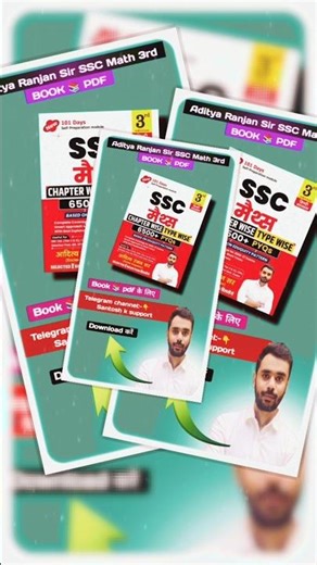 #Aditya Ranjan Sir SSC Math 3rd edition Book 📚 pdf free download kaise karen #bookreview #pdf