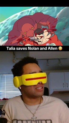 Nolan and Allen are completely stuck and can’t fend off the ragnars as they’re practically almost fully thawed out! 😳 But, Talia clutches up and blocks the sun with the ship, hopefully this will equalize the playing field! 👀 #invincible #invincibleseason4 #thragg #c4nti #fyp