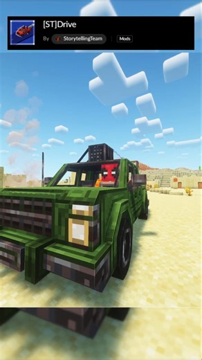 🏎️“This mod turns Minecraft into a racing game 😳🚦” #minecraft