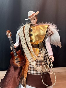 Cowboy Christmas Male Angel Treetopper Western Themed Rustic Tree Top Handmade OOAK Holiday Decoration - Etsy