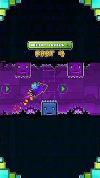 Recent levels in Geometry Dash [PART 4] #gd #geometrydash #shorts #levels #fyp #ytshorts #fypage
