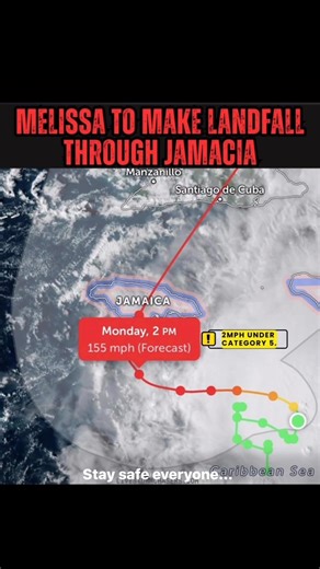 🌪️ Please take this storm seriously, Jamaica. Prepare early, stay informed, and look out for each other. We’ve weathered storms before — and we’ll rise again with strength and unity. 💚💛🖤 #JamaicaStrong #StaySafe #HurricaneMelissa #Community #Resilience | Ray Byfield