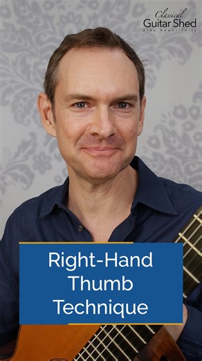 153 reactions · 13 shares | Master Your Thumb Technique on Classical Guitar Use your thumb from the big joint near your wrist—not the tip! This reduces tension, boosts power, and keeps your hand relaxed. #ClassicalGuitar #GuitarTechnique #ThumbTips #PlayRelaxed #guitarskills | Classical Guitar Shed | Facebook