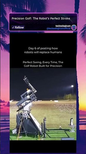 Precision Golf: The Robot's Perfect Stroke