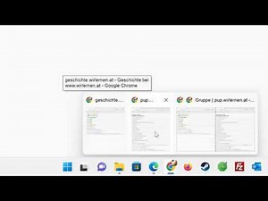 09 Windows 11 - Quickly arrange open windows on the screen and use docking groups